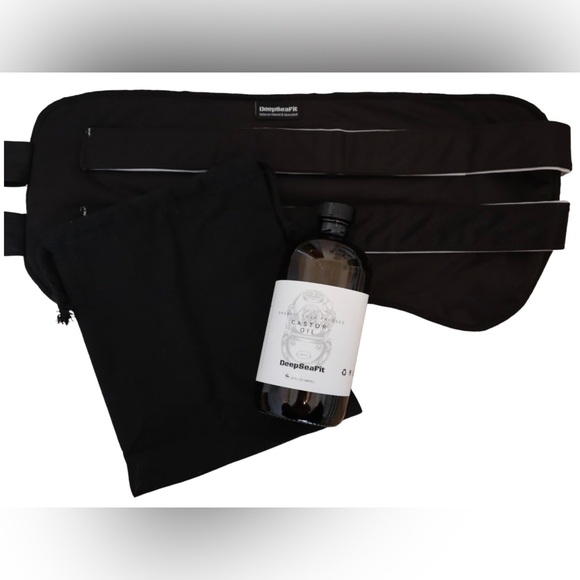 Castor Oil Pack & Wrap - Hexane Free Organic Cold Pressed Castor Oil in 16oz - Picture 4 of 10